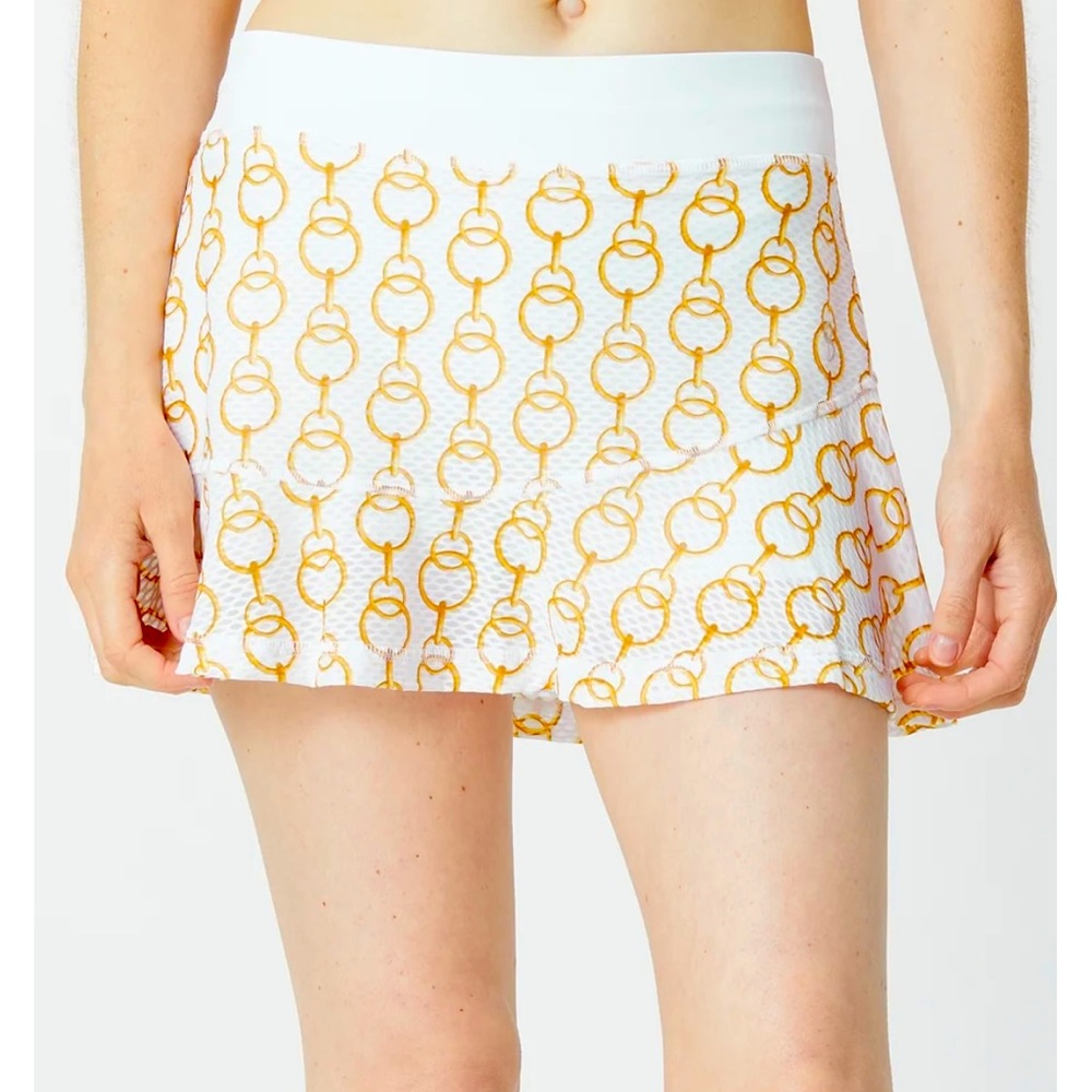 Brand new with tags.  Sofibella chain tennis skirt
